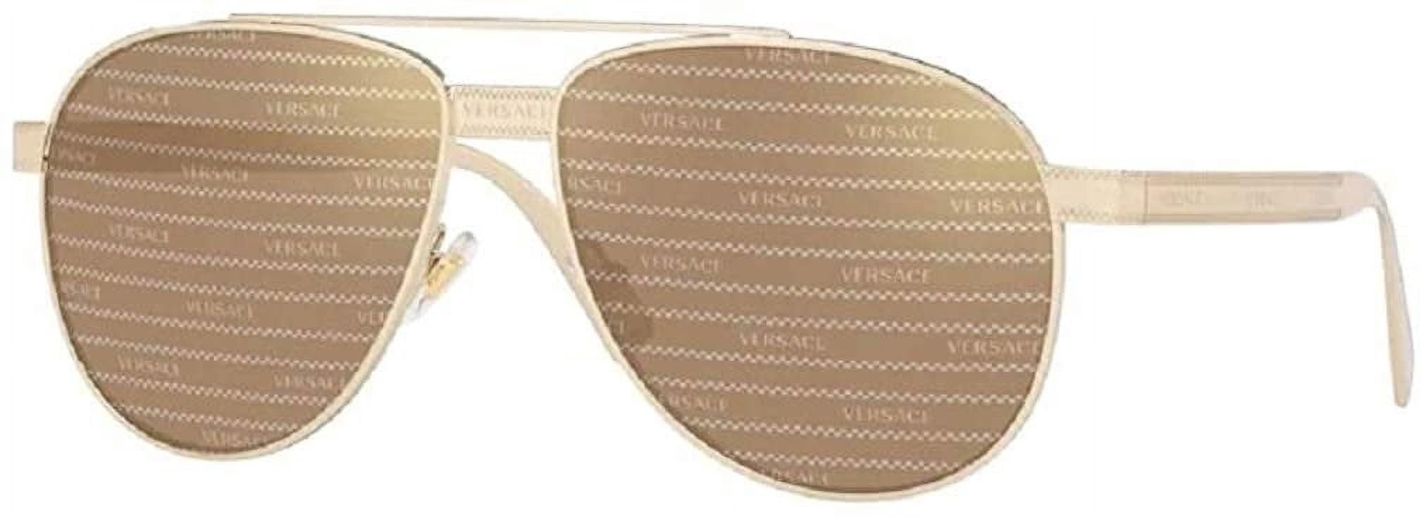 Versace VE2209 1252V3 58M Pale Gold/Brown Tamp Versace  display picture 3