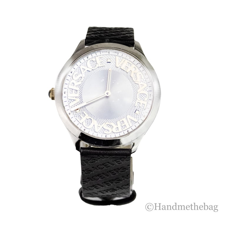 Versace 38mm Silver Logos Watch Versace Ladies Watch V-Circle 38mm Silver VE8100519  main image 3