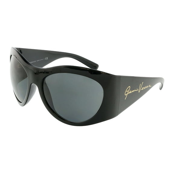 Versace 0VE4392 GB1/8763 Cat Eye  Black Sunglasses for womens