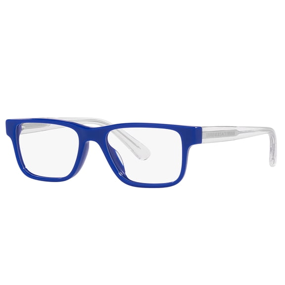 Versace VK 3324U Plastic Unisex Rectangle Eyeglasses Blue 47mm Child