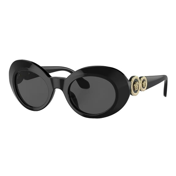 Versace VK 4428U Plastic Unisex Butterfly Sunglasses Black 45mm Adult