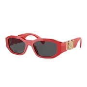 Versace VK 4429U Plastic Unisex Irregular Sunglasses Red 48mm Adult