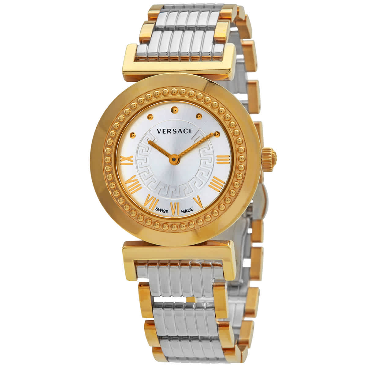 Versace White Ladies Watch Versace Greca Glass Quartz White Mother of Pearl Dial Ladies  main image 3