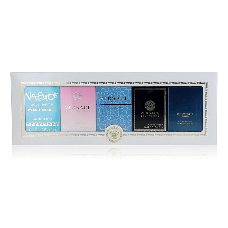 Versace Perfume Miniatures Collection, 5 Pc Mini Gift Set