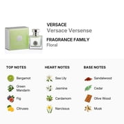 Versace Versace Versense Eau De Toilette Spray for Women 1 oz
