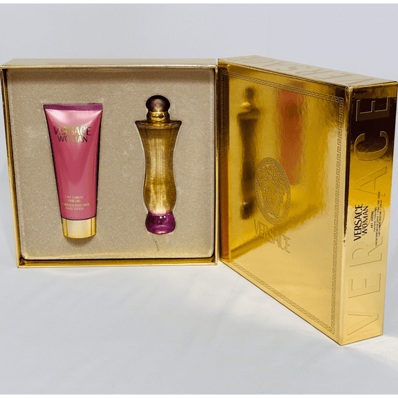 Versace Woman 2-Piece Fragrance Hard Golden Box for Women