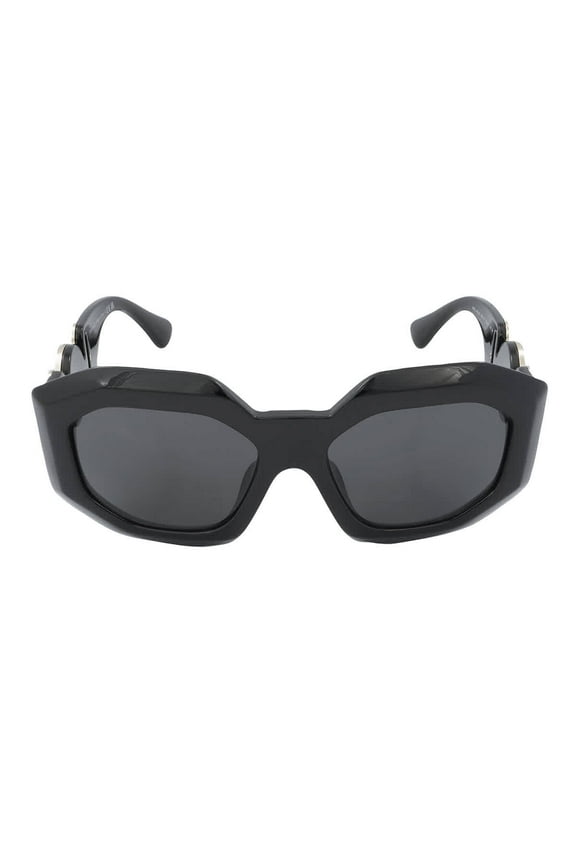 Woman Sunglasses Black Frame, Dark Grey Lenses, 56MM