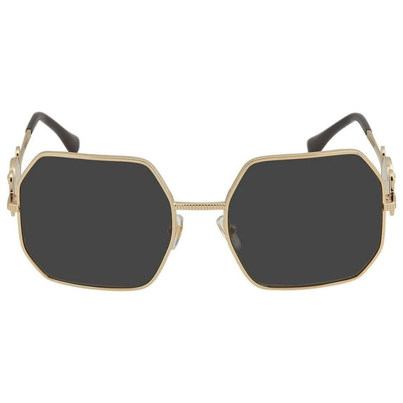 Versace VE 2248 Metal Womens Irregular Sunglasses Gold 58mm Adult