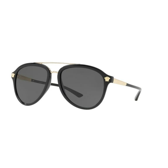 Versace Woman Sunglasses, Tortoise Lenses Acetate Frame, 53mm