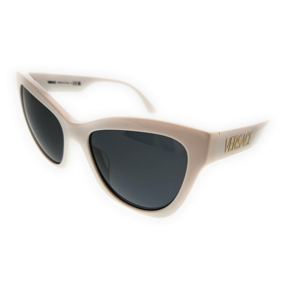 Versace VE 4417U Plastic Womens Cat-Eye Sunglasses White 56mm Adult