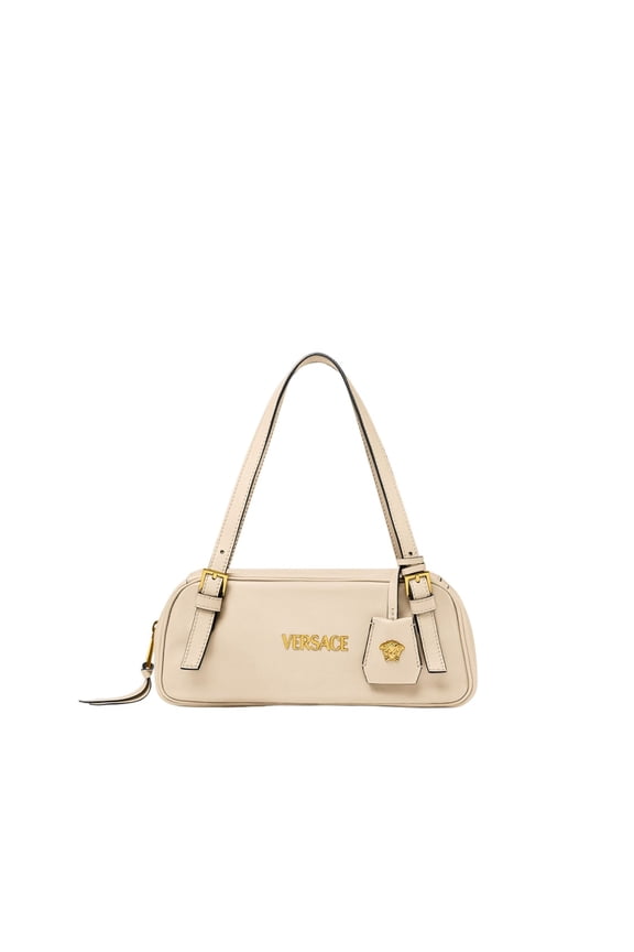 Women's Ivory Leather Logo Bag Neutrals