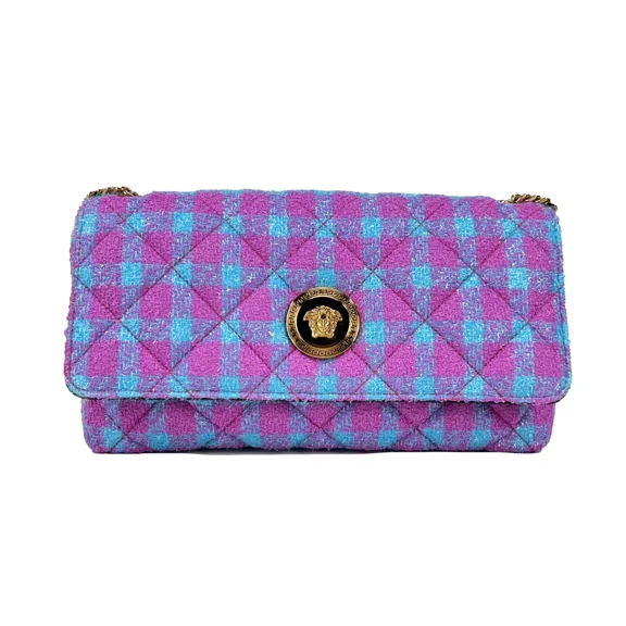 Versace Versace Wool Lurex Medium Shoulder Crossbody Women's Bag
