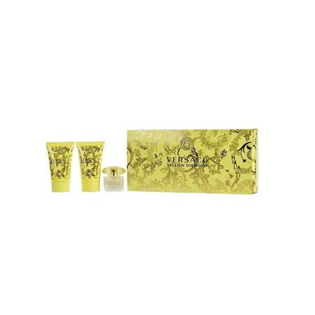 Versace Yellow Diamond Set-Edt .17 Oz Mini & Body Lotion .8 Oz & Showe