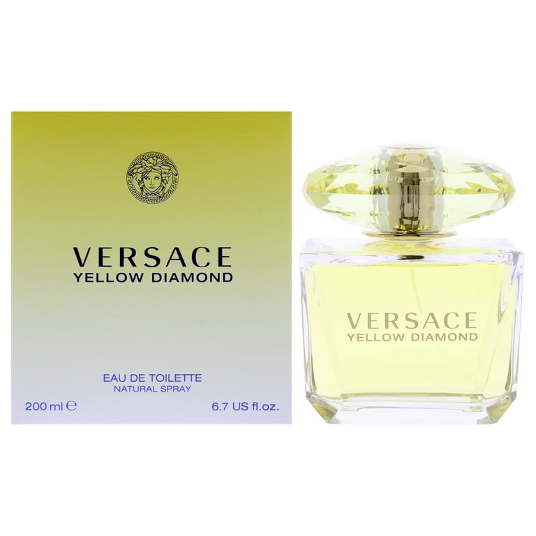 Versace Yellow Diamond Eau De Toilette Spray By Versace - 6.7 oz Versace Yellow Diamond Eau De Toilette Spray By Versace - 6.7 oz