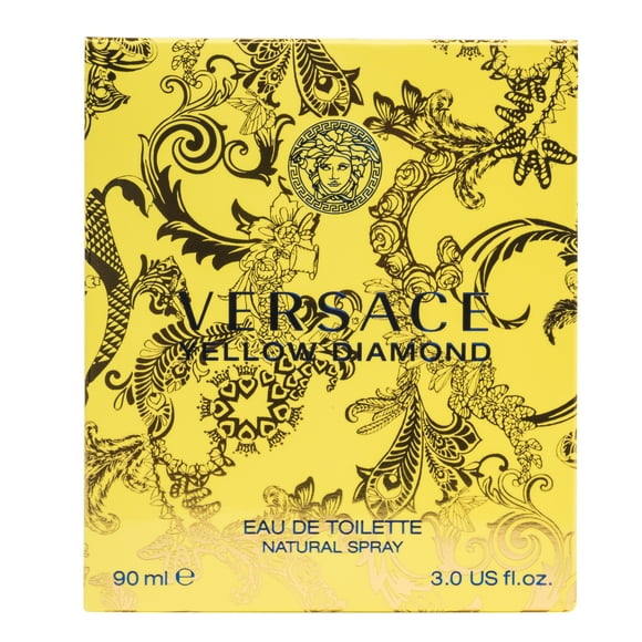 Versace Yellow Diamond Eau De Toilette, Perfume for Women, 3.0 Oz