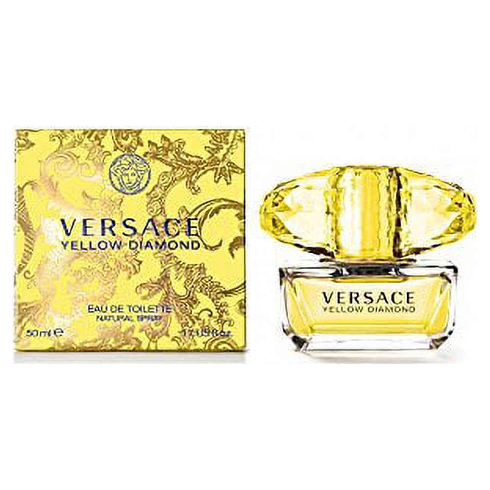 Versace Yellow Diamond Eau De Toilette Spray for Women, 1.7 Ounce