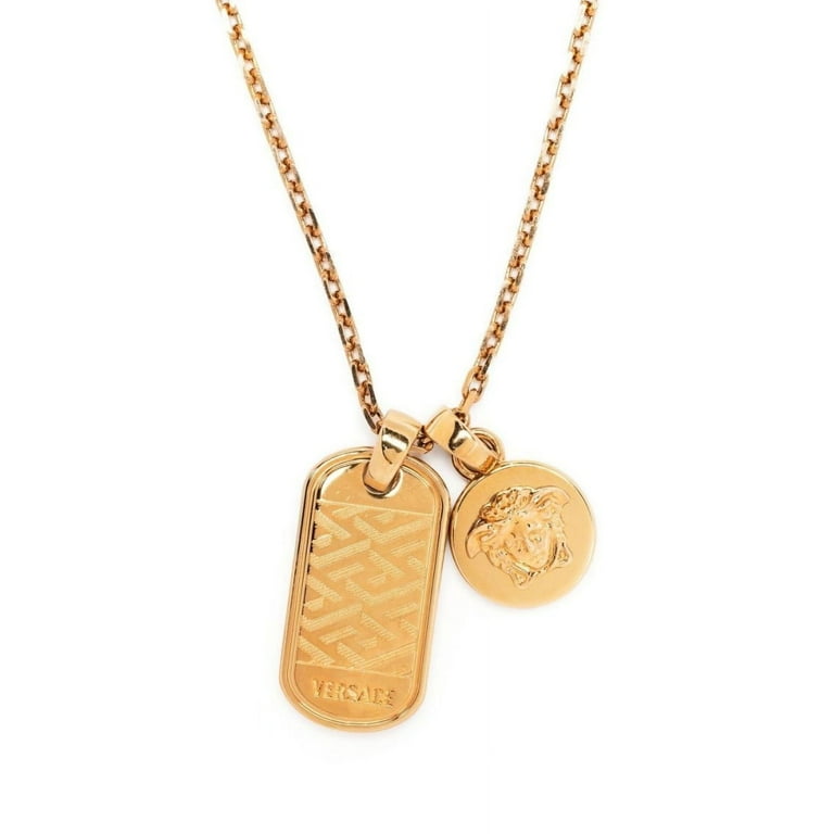 Versace medusa necklace with tag online