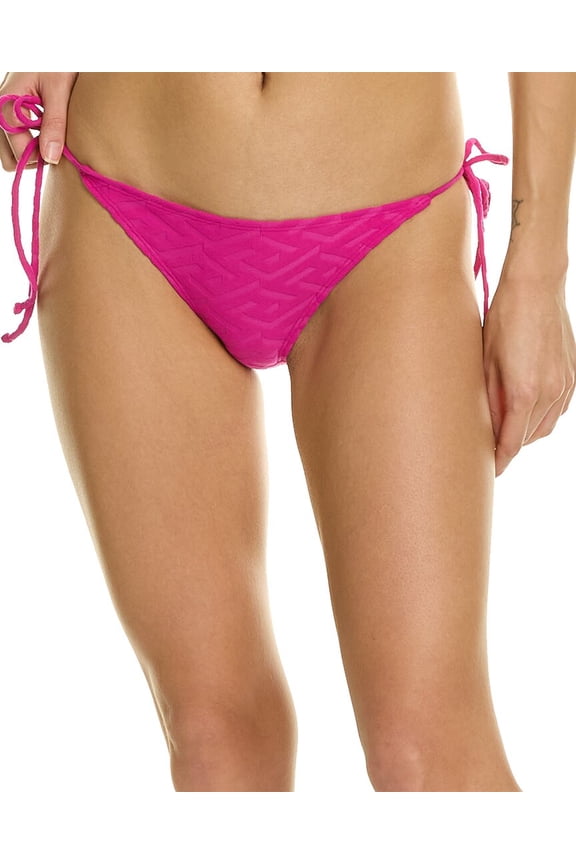 womens Monogram Bikini Bottom, 1, Pink