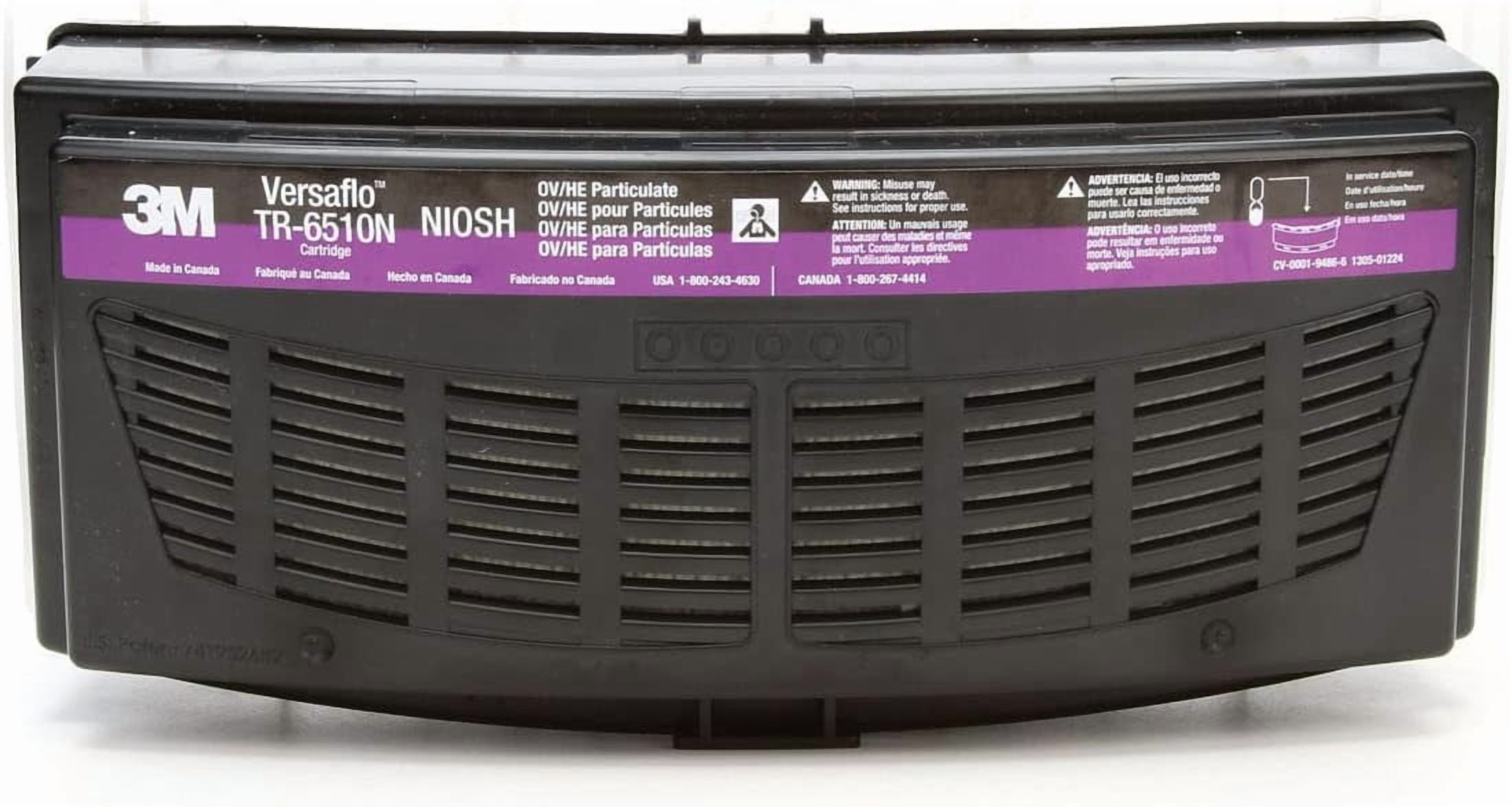 3M Versaflo TR-6530N HEPA Cartridge - Combination Particulate & Organic Vapor/Acid Gas Filter