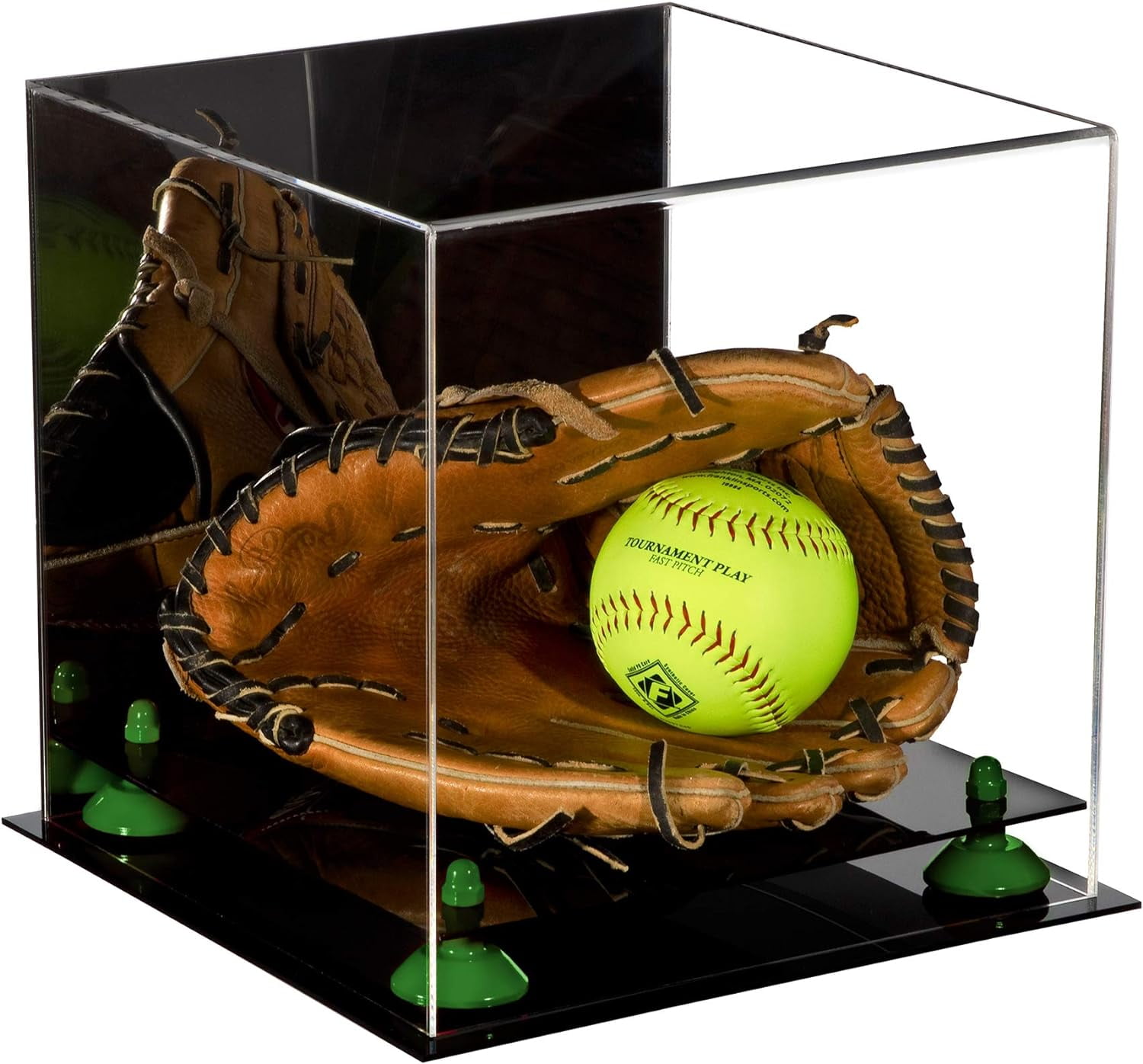 Versaile Display Case - Medium Square wih Box wih Mirror and Green ...