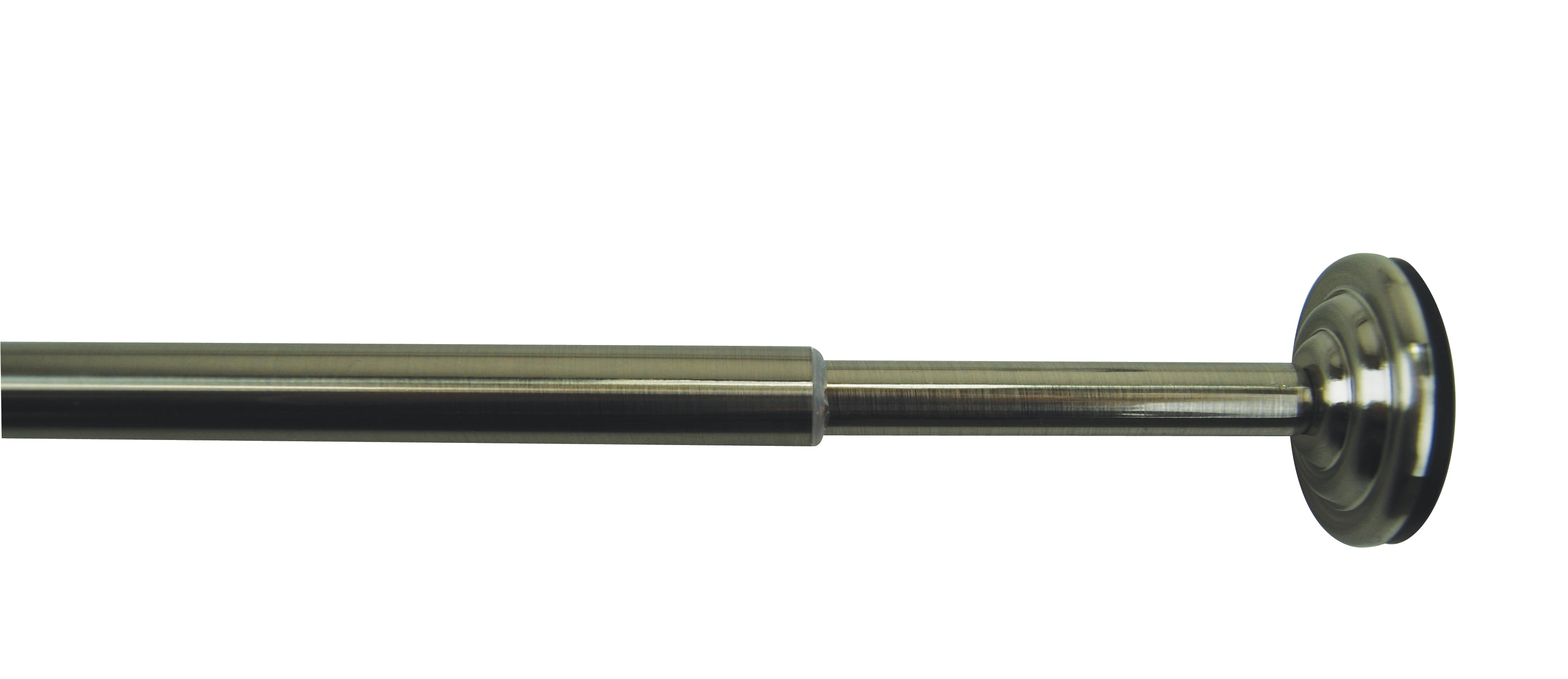 Versailles 1/2" Diameter Mini Tension Rod 15x24", Brushed Nickel