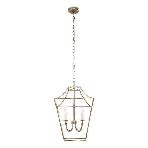 Versailles 24" Height Ceiling Fixture Dark Antique Brushed Brass