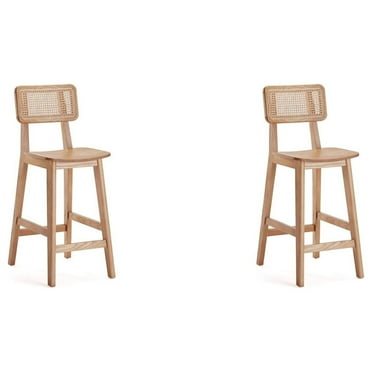 Versailles Counter Stool   and Natural Cane - Set of 2