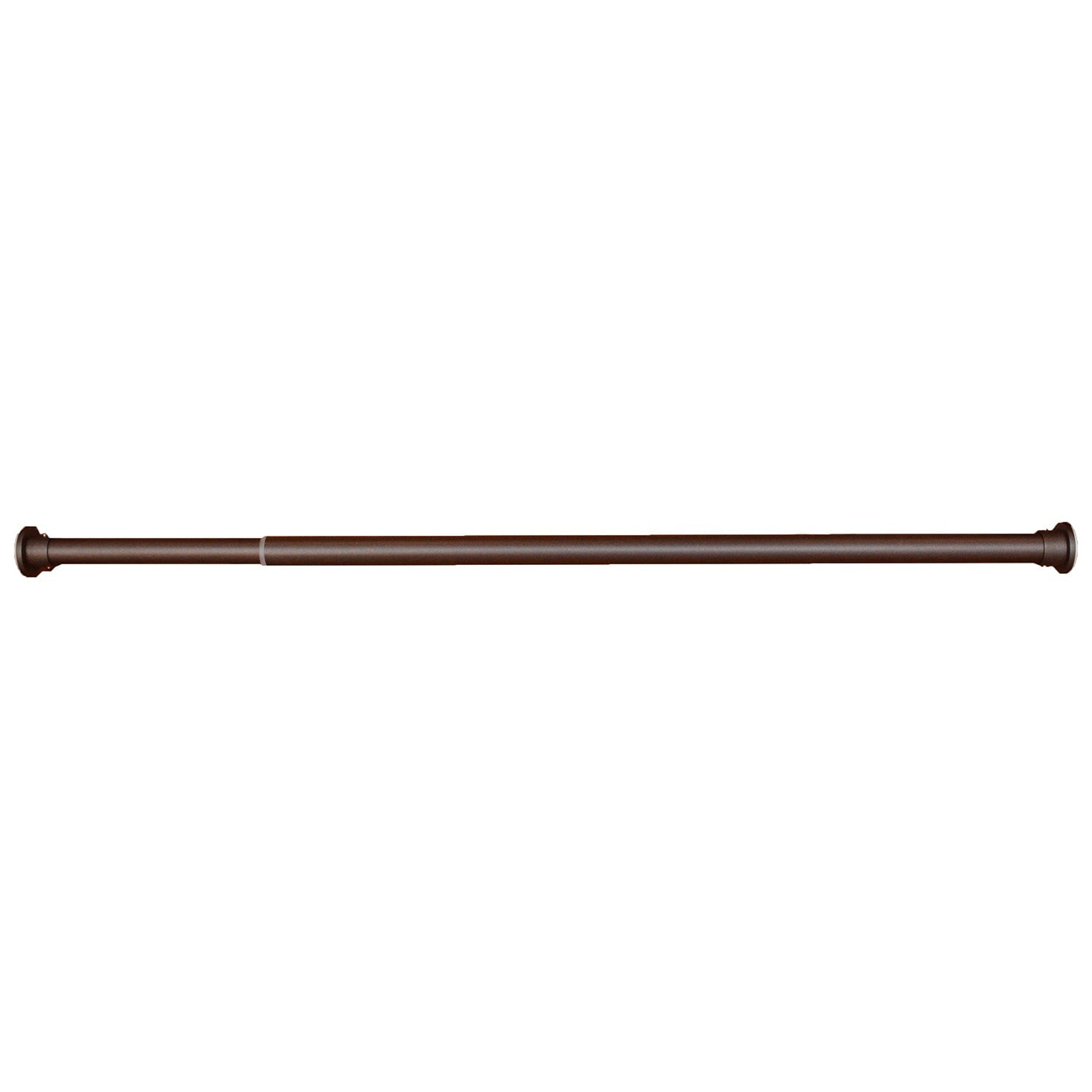 Bronze Adjustable Indoor/Outdoor Tension Rod with Finial, 28-48 in.