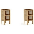 thumbnail image 1 of Manhattan Comfort Versailles Wood End Tables in Natural (Set of 2), 1 of 7