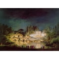 thumbnail image 1 of Versailles: Gardens, 1781. /Nillumination Of The Grotto And The Belvedere. Oil On Canvas By Chatelet, 1781. Poster Print by  (18 x 24), 1 of 1