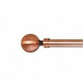 thumbnail image 1 of Versailles LX01 Ball Finial Rod Set - 86x144", Antique Brass/Brushed Brass, 1 of 7