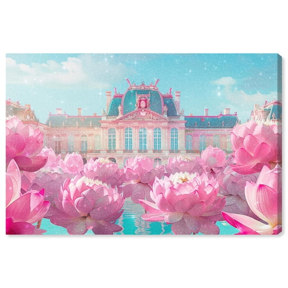 Versailles in Bloom Canvas Fashion Glam Art by Art Remedy, Gallery Wrapped, 24" x 16"