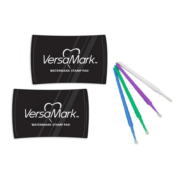 Versamark Watermark Embossing Bundles (Versamark Clear Ink Pad 2 Pk)