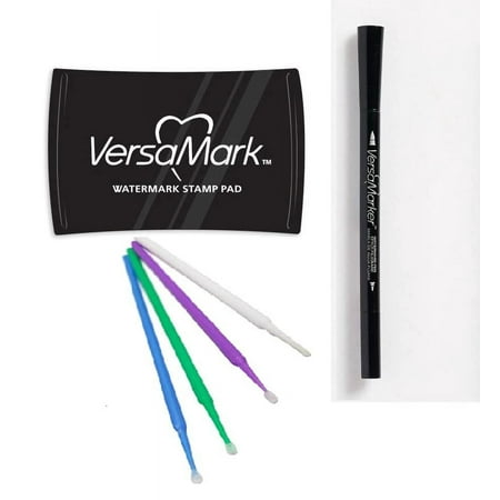 Versamark Watermark Embossing Bundles (Versamark Clear Ink Pad and Pen)