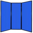 thumbnail image 1 of Versare Polycarbonate Privacy Screen Folding Panel | 3 Panels | 7'6" Wide x 7'4" Tall Blue, 1 of 7