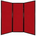 thumbnail image 1 of Versare Privacy Screen Folding Panel | 3 Panels | Red 7'6" Wide x 7'4" Tall Fabric Panels, 1 of 7