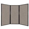 thumbnail image 1 of Versare Privacy Screen Folding Panel | 3 Panels | Warm Pebble 7'6" Wide x 5'10" Tall Fabric Panels, 1 of 7