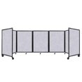 thumbnail image 1 of Versare Room Divider 360 Folding Portable Partition | Freestanding Decorative Room Separator | 3, 5, 7 or 9 SoundSorb Panels Wide | Up to 7'6" Tall, 1 of 6