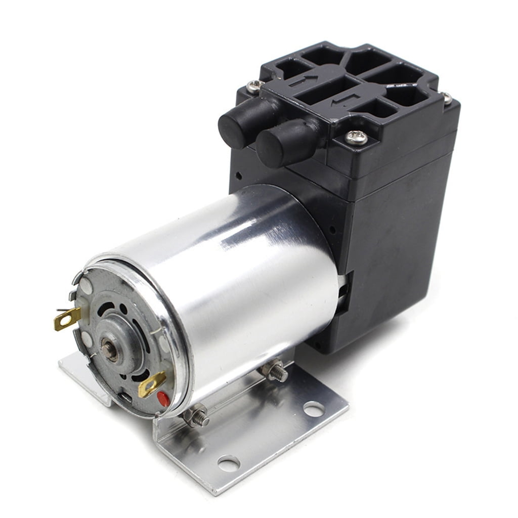 DC12V Miniature Vacuum Pump 5L/Minutes High Efficiency Air Pumps Mount for Lab Aeromodelling and Breeding Industries Use