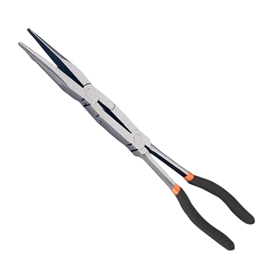 Versatile 13Inch Extended Double Jointed Pliers for Multiple Applications Including Automotive Repair and Home Maintenance