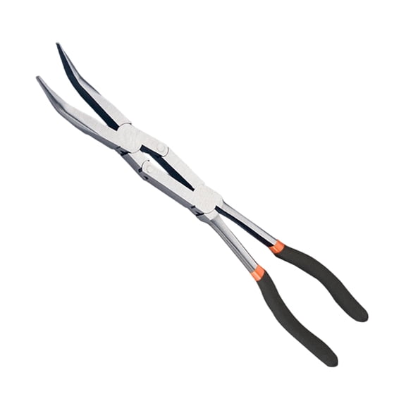 Versatile 13Inch Extended Double Jointed Pliers for Multiple Applications Including Automotive Repair and Home Maintenance