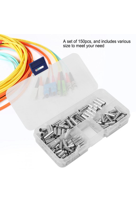 Versatile 150,Piece Butt Connector Kit, Non,Insulated Splices for Automotive  Electrical Use