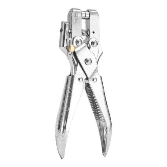 Versatile 165MM Chrome Eyelet Pliers Grommet Punch Tool for Crafts and More