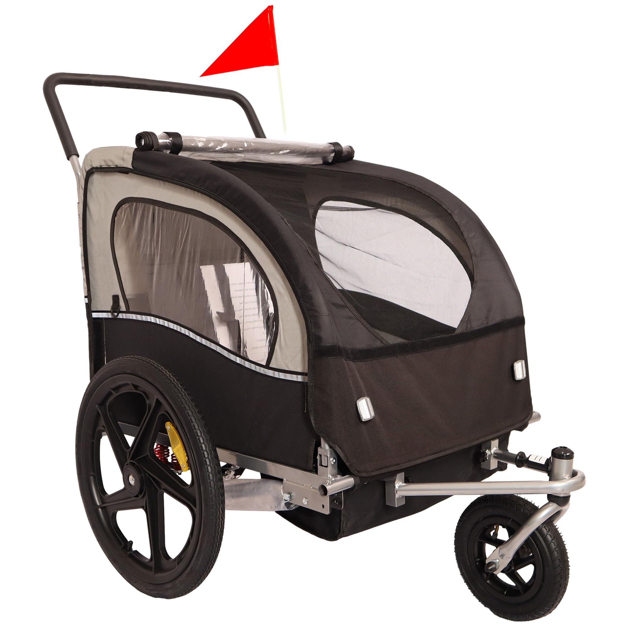 Versatile 2in1 Bicycle Trailer Jogger Stroller for Kids 1 35.2