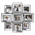 thumbnail image 1 of Versatile 21x24 Inner Mirror Collage Picture Frame 4x6, 4x4, and 5x5 Photos with Wide Molding, 1 of 10