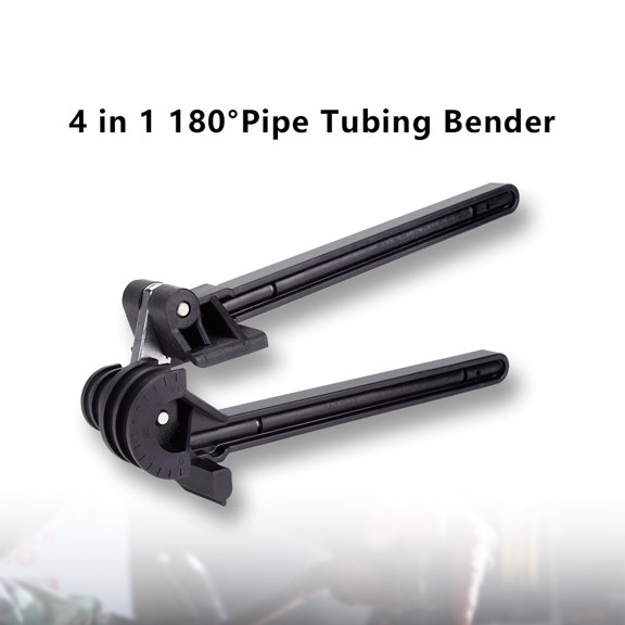 Versatile 4,in,1 Tubing Pipe Bender, 180 Bending For Copper, Aluminum, Accurate Angle Tool