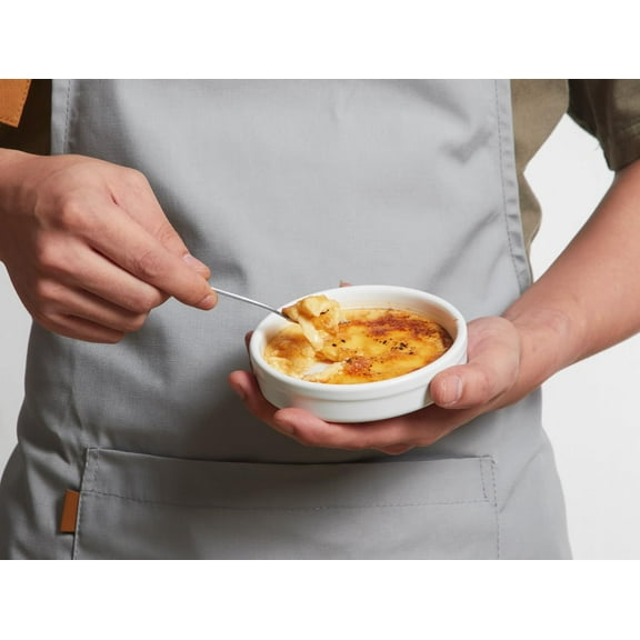 Versatile 4 oz & 8 oz Ramekins Set - Sturdy Porcelain Baking Dishes for Souffls, Crme Brle, Custards, and More - Oven, Microwave, and Dishwasher Safe - Elegant White Design - Set of 12