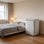 Versatile 5-in-1 Function   Portable Air Conditioner 12000 BTU   Compact Mobile AC with Dehumidifier, Fan, Remote, LED Display, Window Kit   Cools up to 550 Sq Ft