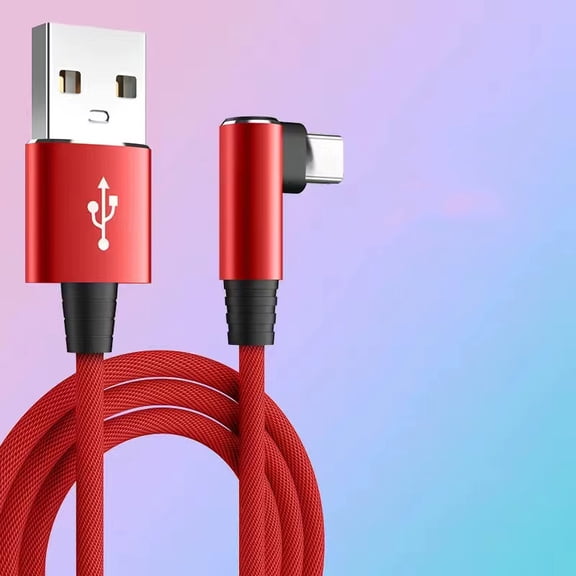 Versatile 5A USB Type C Cable with 90 Degree for Xiaomi Redmi Huawei - TYPPKMM