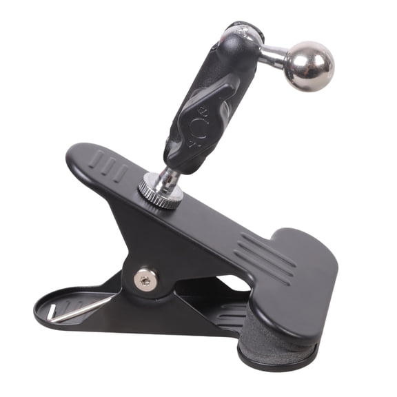 Versatile 5cm Grip Metal Clamp with 1/4inch Female Thread 360 Rotates Adjustable Brackets for Studio Phone Camera Mounts